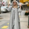 İtalyan Cadı Kapüşonlu Kaftan Elbise & Kap Ceket 2'li Set